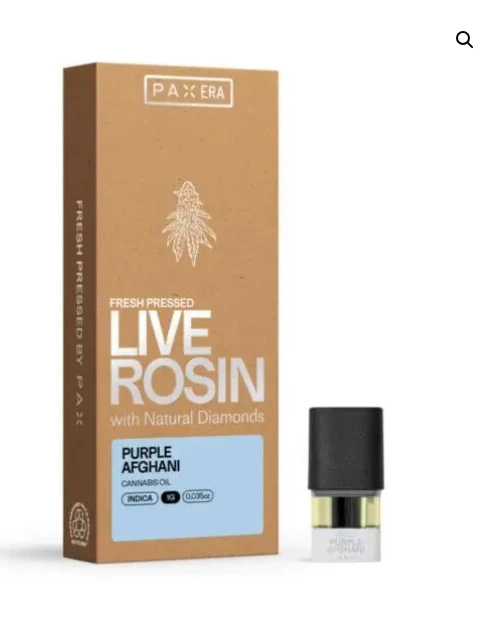 PAX - B62 PAX Purple Afghani Live Rosin With Diamonds Pod .5g Main Image