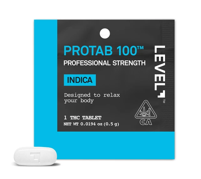 PROTAB - Level - Tablet - Single - Indica - 100mg Main Image