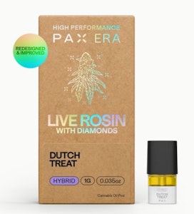 PAX - i22 PAX Dutch Treat Live Rosin With Diamonds Pod 1g