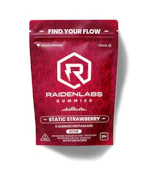 Raiden Labs- Static Strawberry (50mg/250mg- THC/CBG)