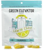 Green Elevator- Lemon Cake Gummies (Sativa/50mg)