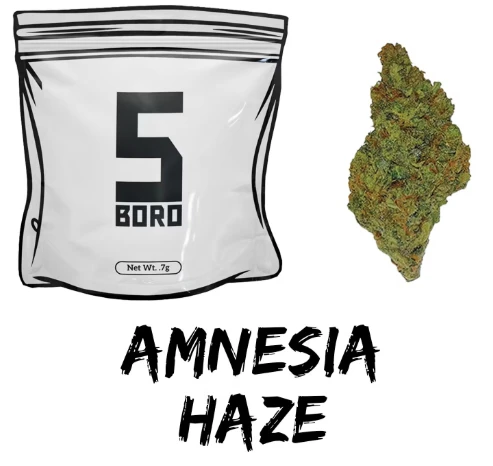 5 BORO - D40 5 Boro Amnesia Haze Dime Bag .7g Main Image
