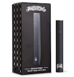 Matte Black 3.2v Auto Start 510 Vape Cartridge Battery & Charger | Heavy Hitters     -ttt0