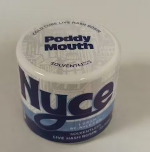 NYCE - R4 Nyce Poddy Mouth Live Hash Rosin 1g