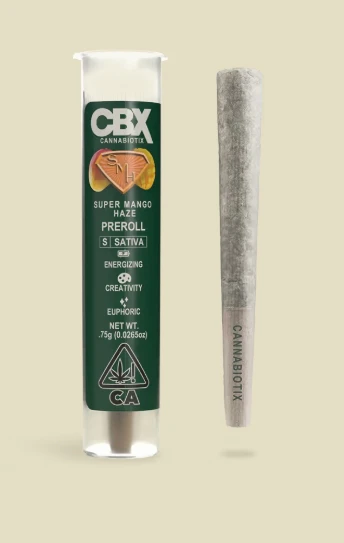 CBX: Cannabiotix - CBX | Super Mango Haze | .75g Pre-Roll Main Image