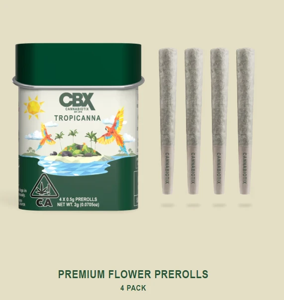 CBX: Cannabiotix - CBX | Tropicanna | 2g Pre-Roll Tin Main Image
