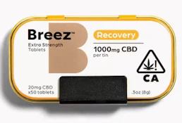 BREEZ - Capsules - Recovery - CBD - Tin - 50PK