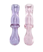 3" Lucent Ring Chillum Glass Hand Pipe