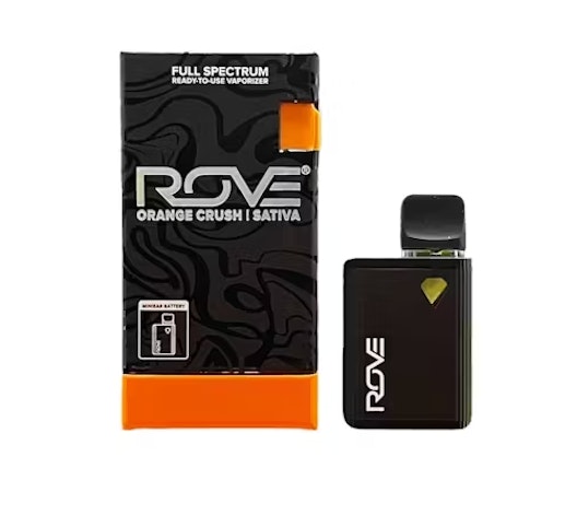 ROVE - Orange Crush -Sativa- Live Resin Diamond Minibar Ready To Use (Vaporizer) .5g | Rove    -h11 MIDDLE
