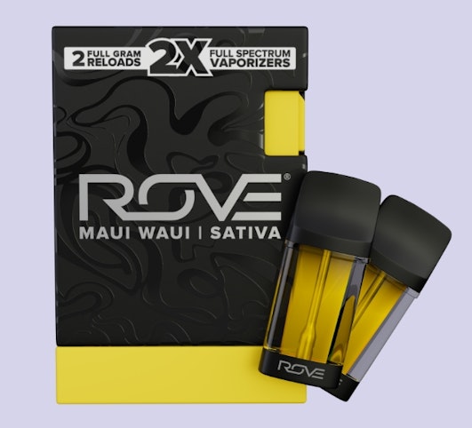 ROVE - Maui Waui -Sativa- 89.20% THC | Melted Diamond Live Resin 2pk (Vaporizer) 2.0g Reload | Rove      -g11 middle 2