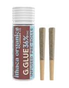 A35 Ithaca Organics Gorilla Glue Infused Pre-Roll 2pk .75g