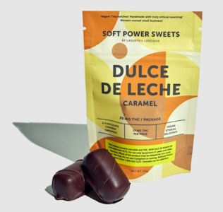 SOFT POWER SWEETS - Soft Power Sweets - Super Power - Dulce De Leche Mini Candy Bar - High dose - 100mg THC - Edibles
