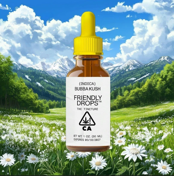 Friendly Brand - Friendly Brand | Bubba Kush | Indica | 1000mg Full Spectrum Tincture Main Image