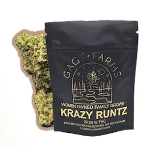 Gage Farms - D25 Gage Farms Krazy Runtz Flower 3.5g