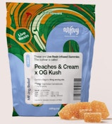 B24 MFNY Peaches & Cream X 02 OG Kush Live Resin Gummies 10PK
