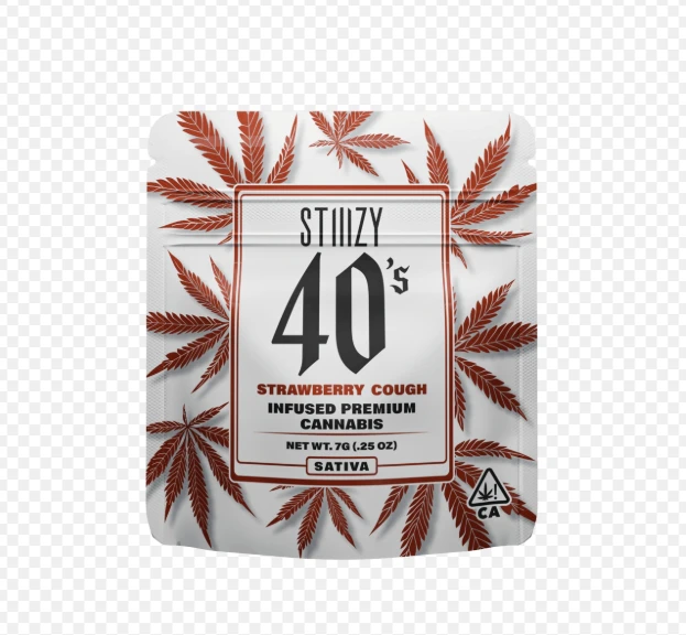 STIIIZY - STIIIZY | Infused 40's Strawberry Cough | Mylar - 7g Main Image