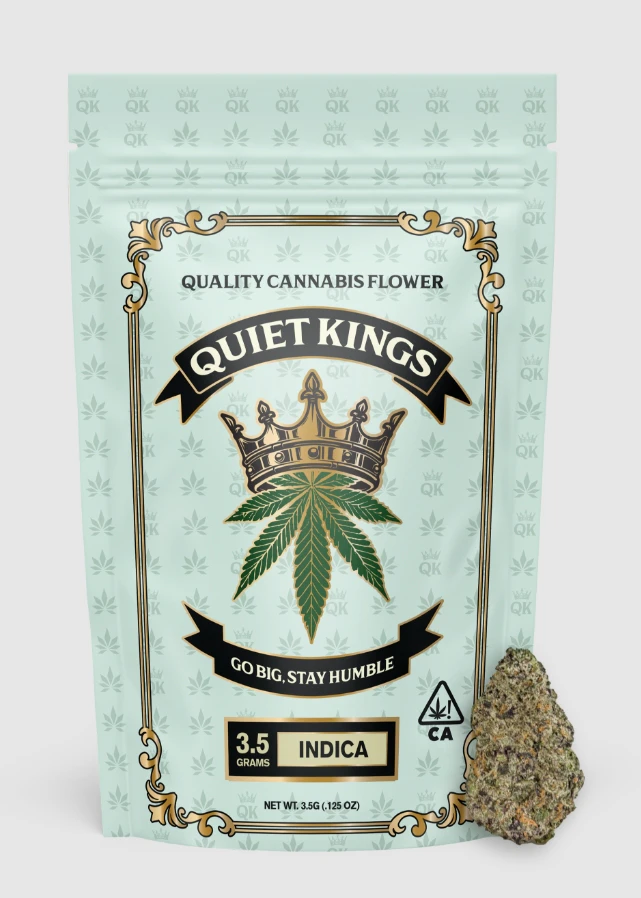 Quiet Kings - Quiet Kings | Blueberry Kush | Flower Bag|3.5g - Indica v2 Main Image