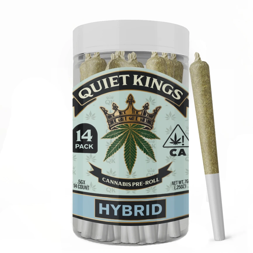 Quiet Kings - Quiet Kings | Pre Roll | Facetz | 14 pk 0.5g PR - Hybrid Main Image