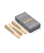 Ozone-Garlic and Bananas-Pre Rolls 3 Pack-1.5g