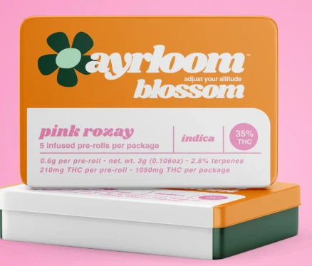 ayrloom - B64 Ayrloom Pink Rozay Infused Pre-Roll 5pk .6g Main Image
