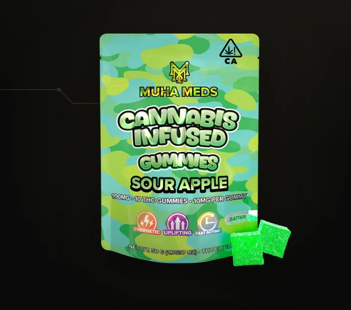 Muha Meds - Muha Med - Edibles - Sour Apple - 100mg Main Image