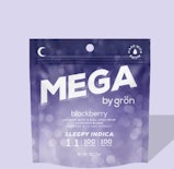 Blackberry Mega Sleepy Indica -Indica- (Gummy)100mg THC | Grön  -sss12