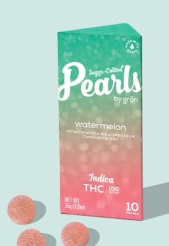 Gron - Watermelon Pearls - Indica - THC (Gummies) | Grön   -pp10
