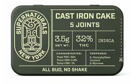 Cast Iron Cake 3.5g 5pk - Preroll