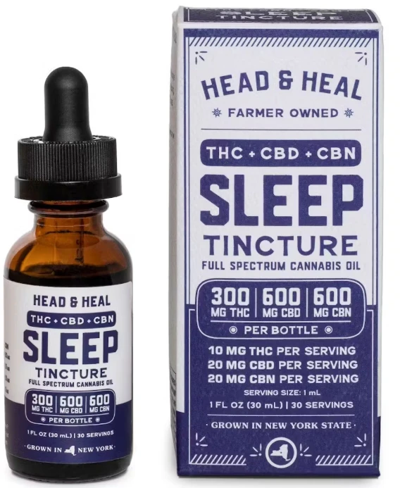 Florist Farms - C31 Florist Farms Head & Heal | Tincture | (THC:CBN:CBD) Sleep – 300mg Main Image