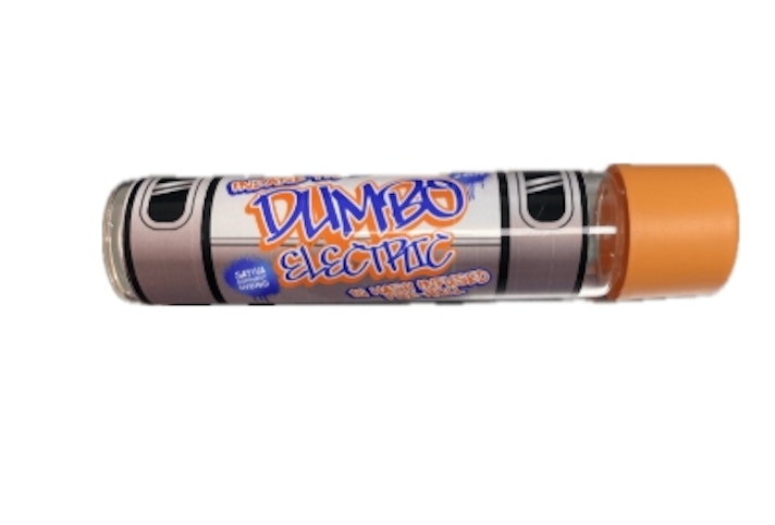 DUMBO ELECTRIC - Inzane Train -Hybrid- (Pre-Roll) Infused with Hash 1g | Dumbo Electric    -nn12 front