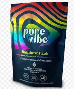 PURE VIBE (NY) - Pure Vibe | Rainbow Pack | 100MG