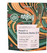 MFNY Peach x Rainbow Beltz Live Rosin Gummies - 100mg