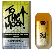 To the moon - Lemon Cherry Gelato Vape - 1G Live Resin 