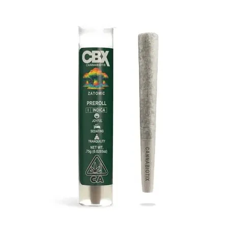 CBX: Cannabiotix - CBX | Zatomic | .75g Pre-Roll Main Image