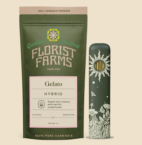 Florist Farms - D19 Florist Farms Gelato AIO Vape 1g
