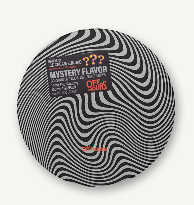 OFFHOURS | Mystery Flavor: Ice Cream Zundae Live Rosin 10pk - 100mg - Edible