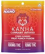 Kanha- Nano Fruit Punch Fusion Gummies 100mg