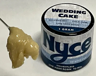 NYCE - R38 Nyce Wedding Cake Live Hash Rosin 1g Main Image
