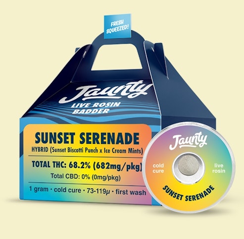 Jaunty - #14 Sunset Serenade -Hybrid- Live Batter Rosin Badder (Concentrate) 1g | Jaunty     - refrigerator bf2