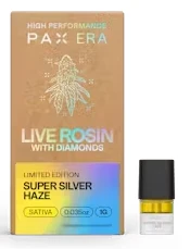 PAX - B48 PAX Super Silver Haze Live Rosin with Diamonds 1g Pod Main Image