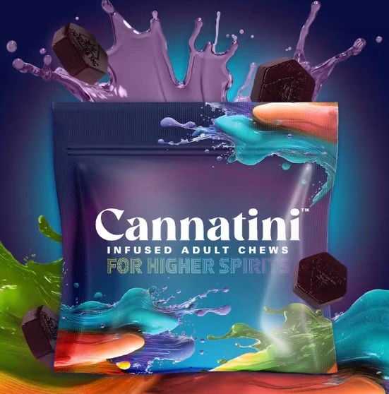 Cannatini - 1:1:1 Blackberry Martini Gummies - 100mg - NEA Main Image