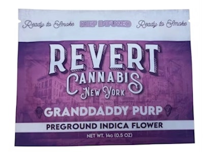 Revert - i33 Revert Granddaddy Purp Kief Infused Pre Ground Flower 14g