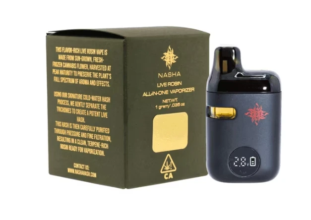 NASHA - Nasha | Grape Jam | 1g All-In-One Live Rosin Vape Indica Main Image