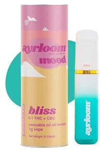 Ayrloom - H6 Ayrloom Mood Bliss AIO 1g 4:1 THC:CBC