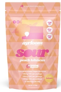 Ayrloom - C64 Ayrloom | Sour Peach Hibiscus | Gummy 10PK 100mg