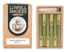 D50 Lowell Smokes Subway Sesh Pre-roll 6pk