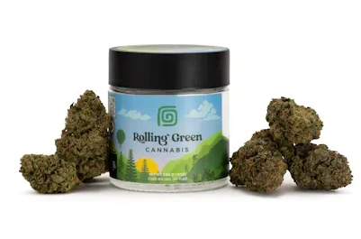 Rolling Green - D2 Rolling Green Black Grape Flower 3.5g Main Image