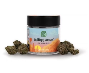 Rolling Green - D12 Rolling Green Black Ice Flower 3.5g