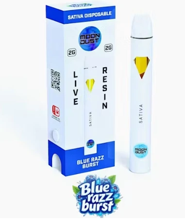 MOON DUST - BLUE RAZZ BURST VAPE PEN - MOONDUST - 1g Main Image