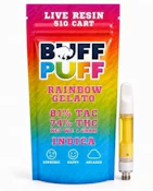 B28 Buff Puff Rainbow Gelato Live Resin 510 Cart 1g